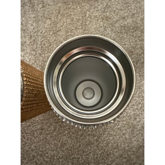 NWOT Ruehalf Stainless Steel Rhinestone Smart Temperature Vacuum Water Bottle - Picture 6 of 8